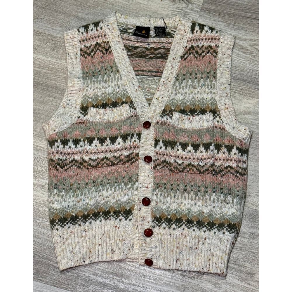 Vest kids size medium wool‎ blend vintage Liz Claiborne